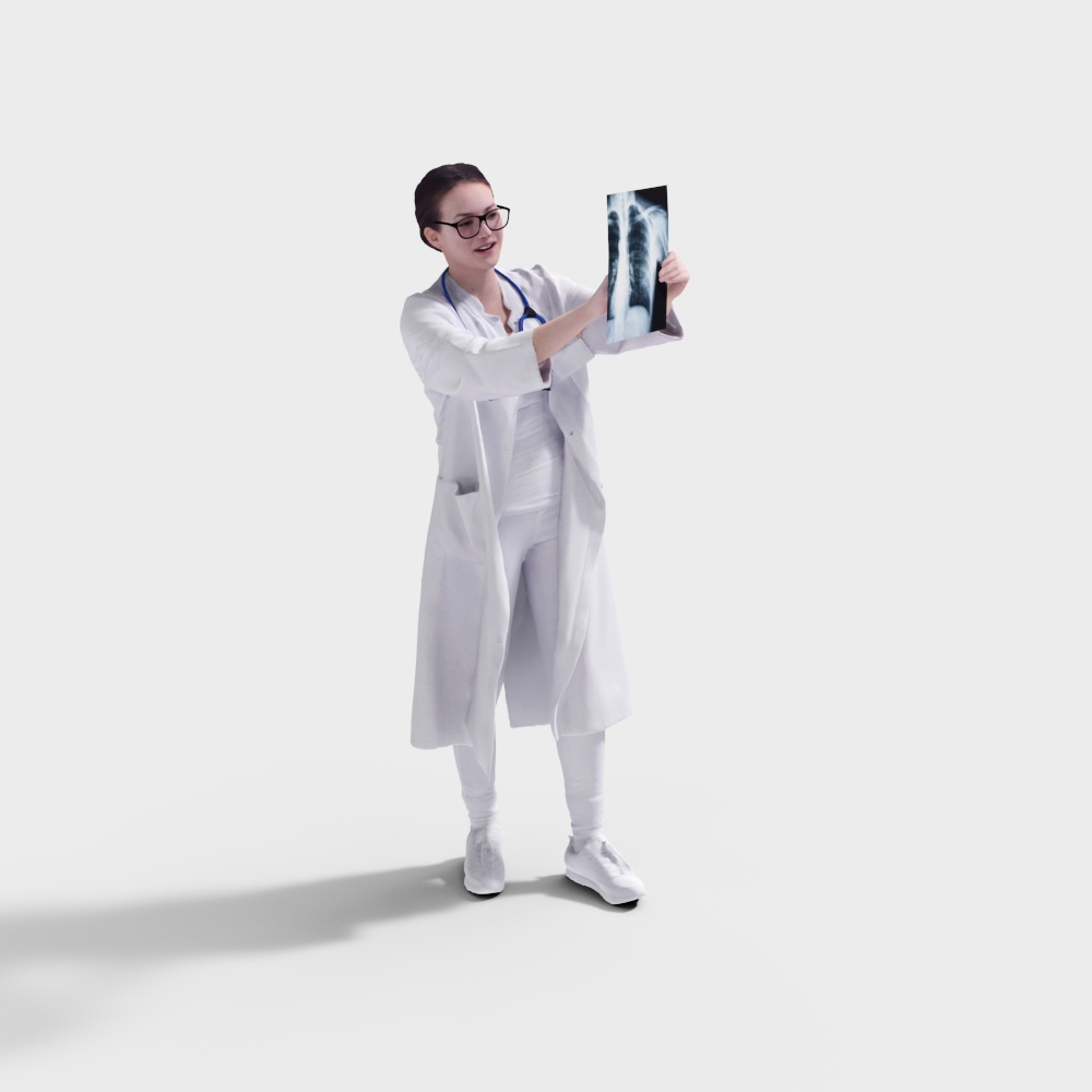 Realistic Doctor 3D model for Medical Applications