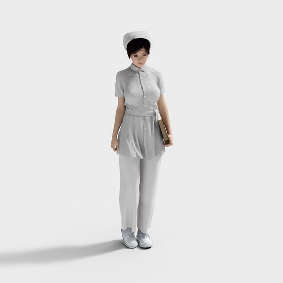 Infermiere a Maniche Corte Moderna