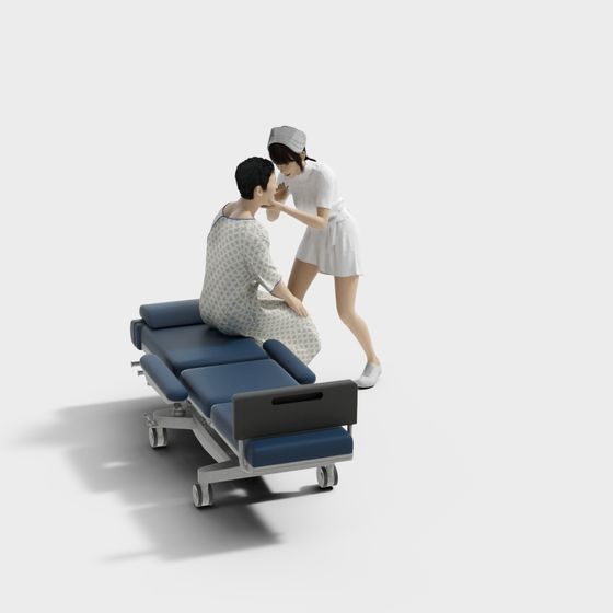 Heartwarming Medical Care 3D model for Designers