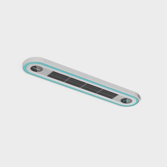 Futuristic Air Conditioner 3D model