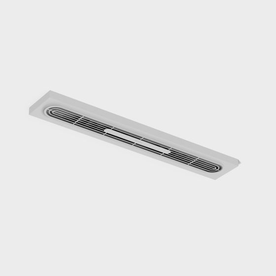 Minimalist Hidden Air Vent 3D model