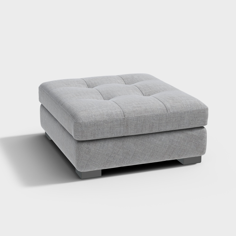 Twilight ash fabric modular sofa