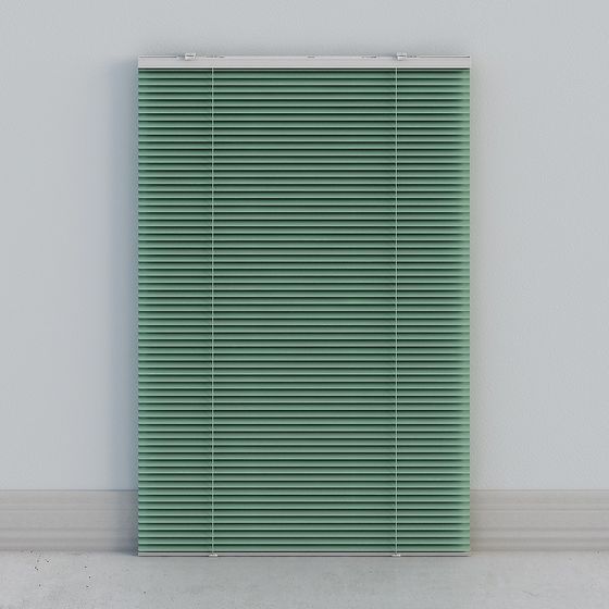 Minimalist Louvered Shutter 3D model