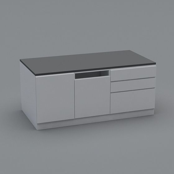 Urban Living Room TV Cabinet 3D model