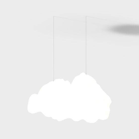 Floating Cloud Lamp 3D model