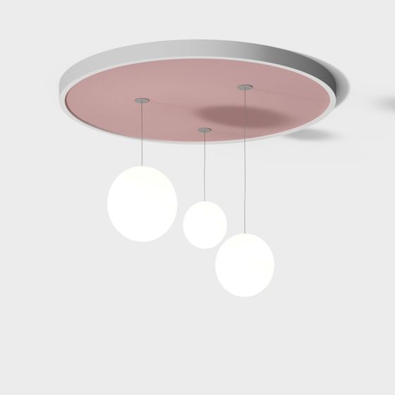 Elegant Pendant Light 3D model for Modern Spaces
