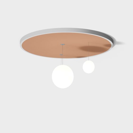 Elegant Ceiling Pendant Light 3D model for Creative Spaces