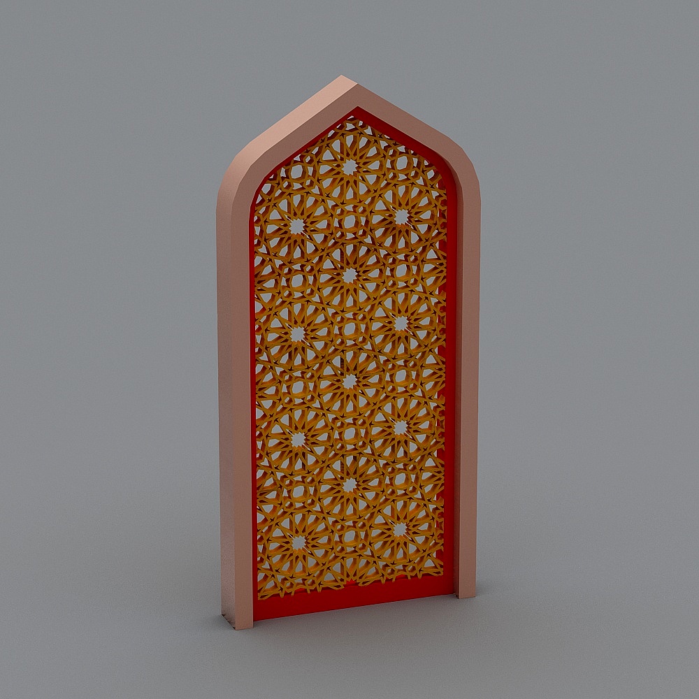 Arabesque Arch 3D model
