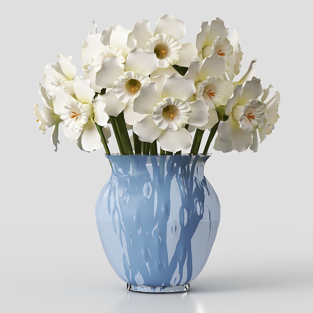 Modern Style Vase Glass Vase Flower Arrangement Jasmine Su Model