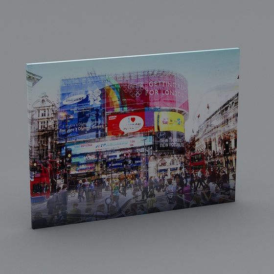 Piccadilly Circus 3D model