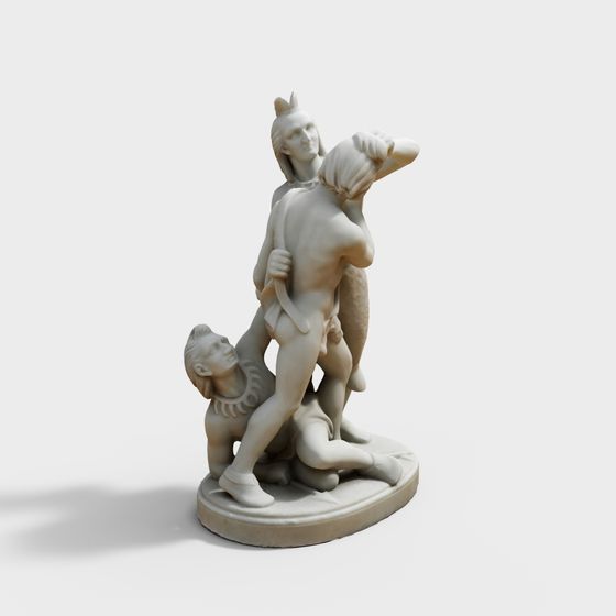 Victory Goddess 3D model - Classic Elegance Meets Modern Technology