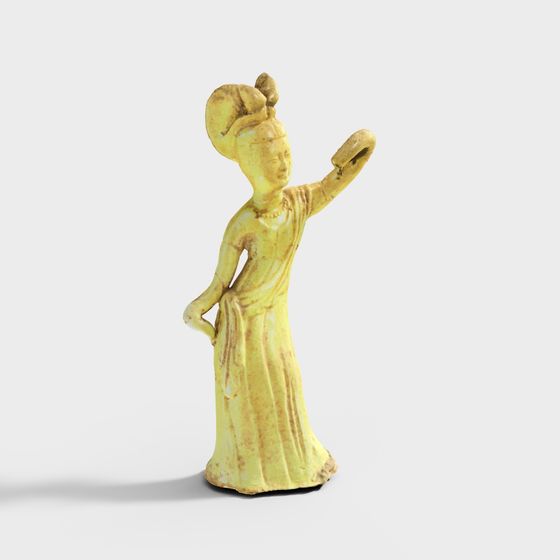 Ancient Style Lady 3D model