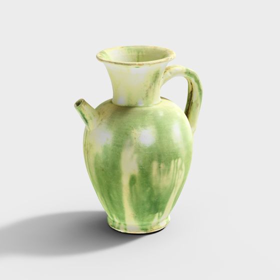 Vintage Decorative Vase 3D model