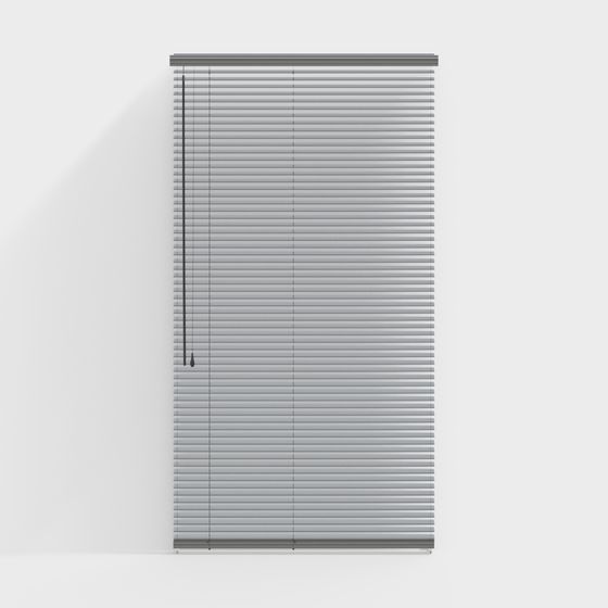 Elegant Minimalist Blinds 3D model for Modern Interiors