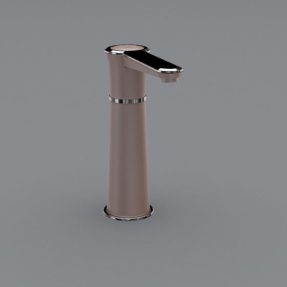 Elegant Low-Poly Faucet 3D model for Contemporary Spaces