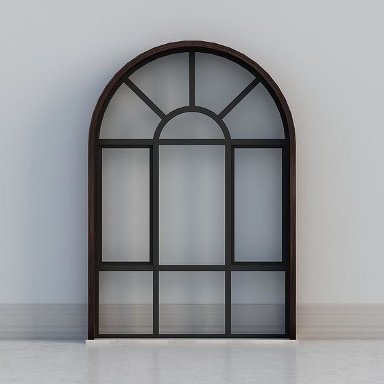 Fenêtre courbée de la chambre principale