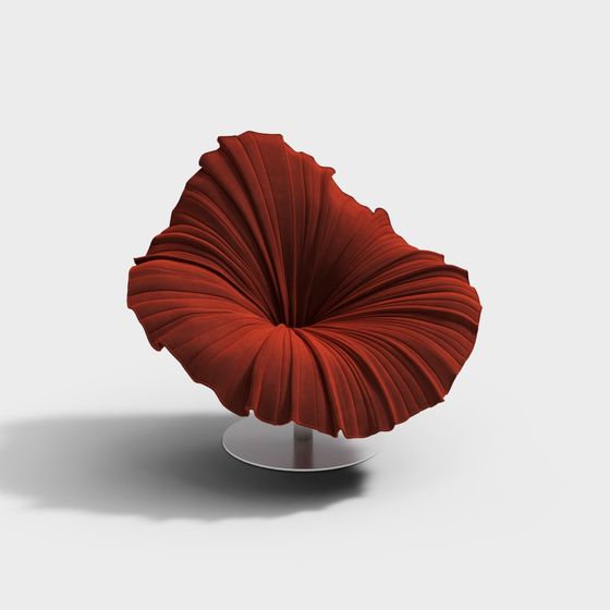 Origami Petal Chair 3D model