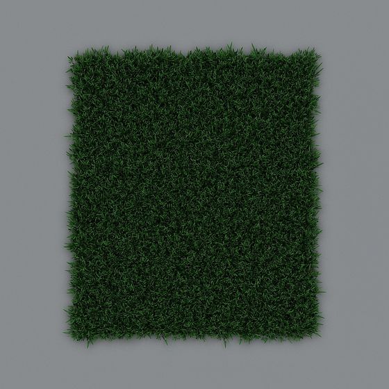 Lush Grass Block 3D model