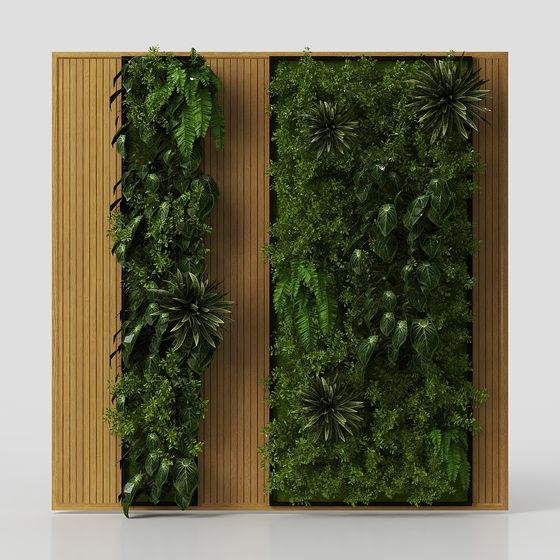 Vertical Garden Wall 3D model – Natural Aesthetic for Modern Spaces