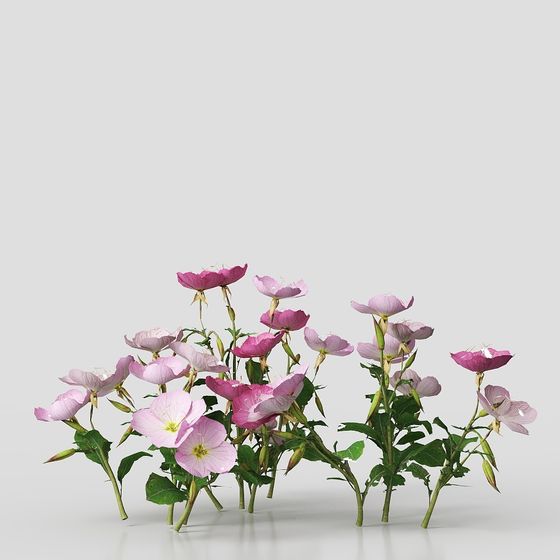 Dreamy Flower Patch 3D model for Creative Projects