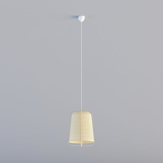 Stylish Low-Poly Ceiling Light 3D model