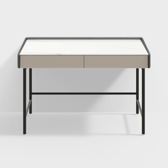 Urban Office Desk 3D model for Creative Spaces