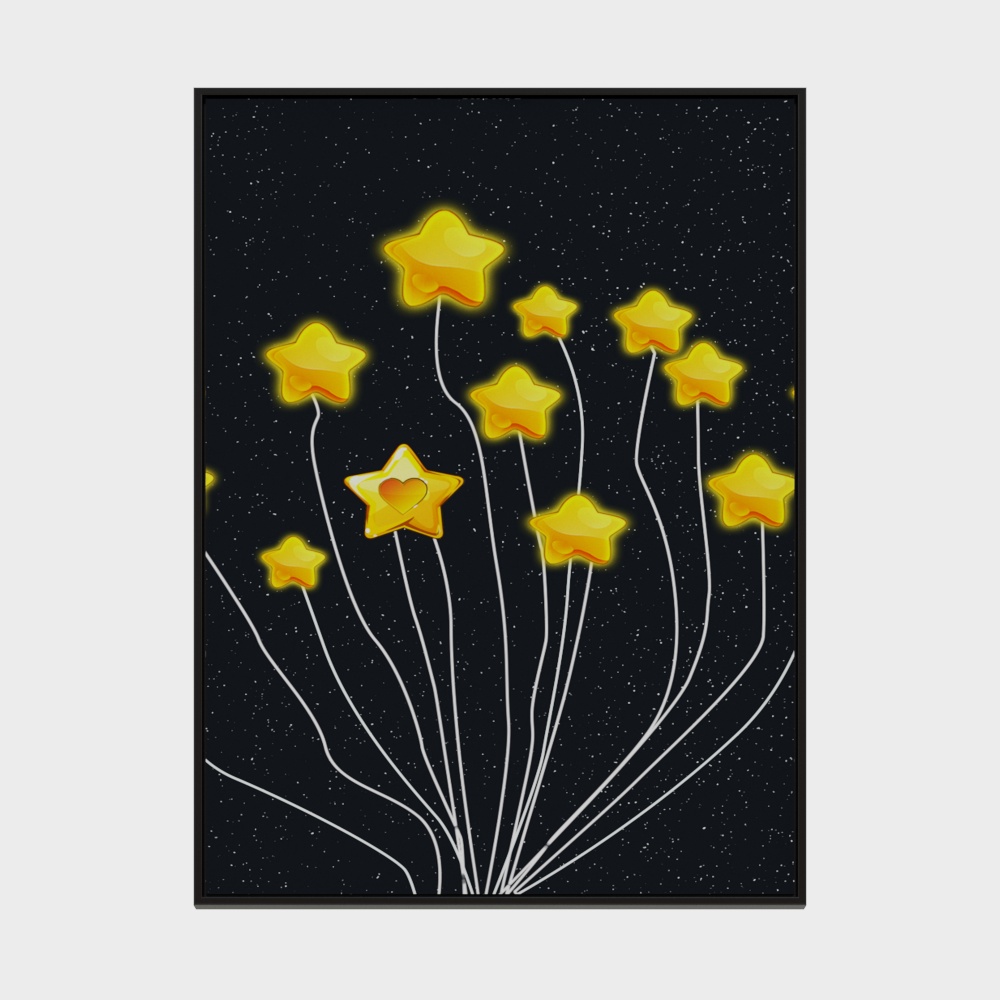 Children's Room Cartoon Series - Rectangular Decorative Painting - 35