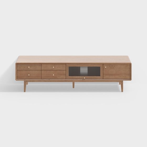 Einfacher Holzstil - Prag Serie Y84N09 - TV-Schrank - NY