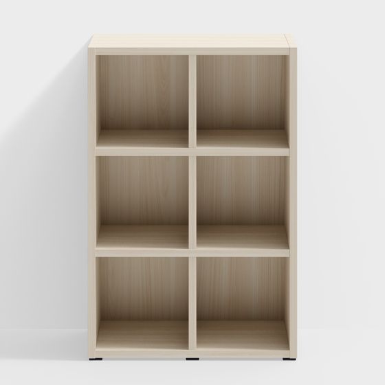 SAM D 7000 ライトメープル 3段本棚 800