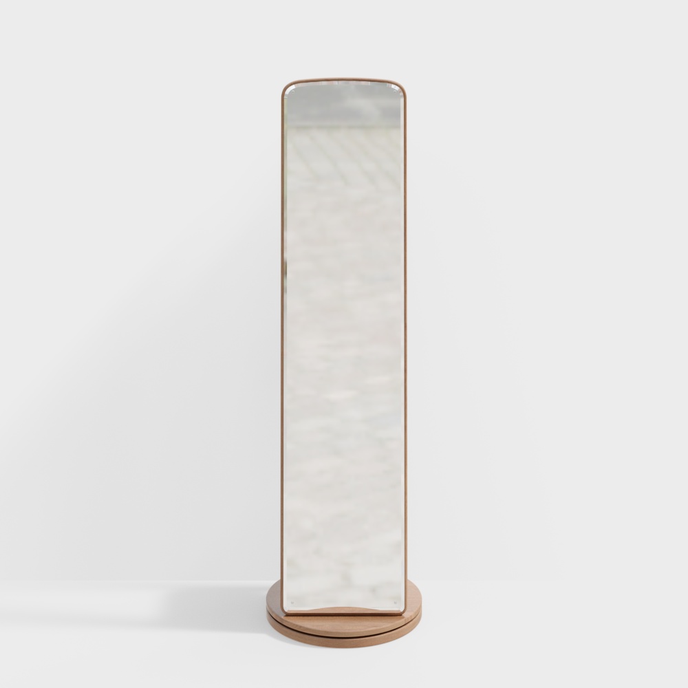 Simple log style/log retro style-Y00 series Y00I06-rotating clothes hanging mirror-NY