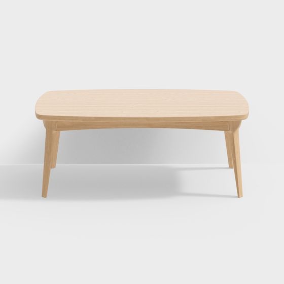Sleek Wooden Table 3D model