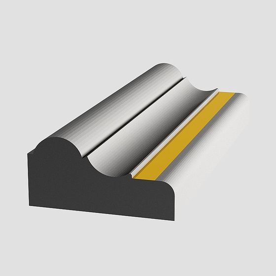 Gray Decorative Lines 3D Model