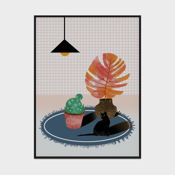 Indoor Serenity 3D model for Modern Homes