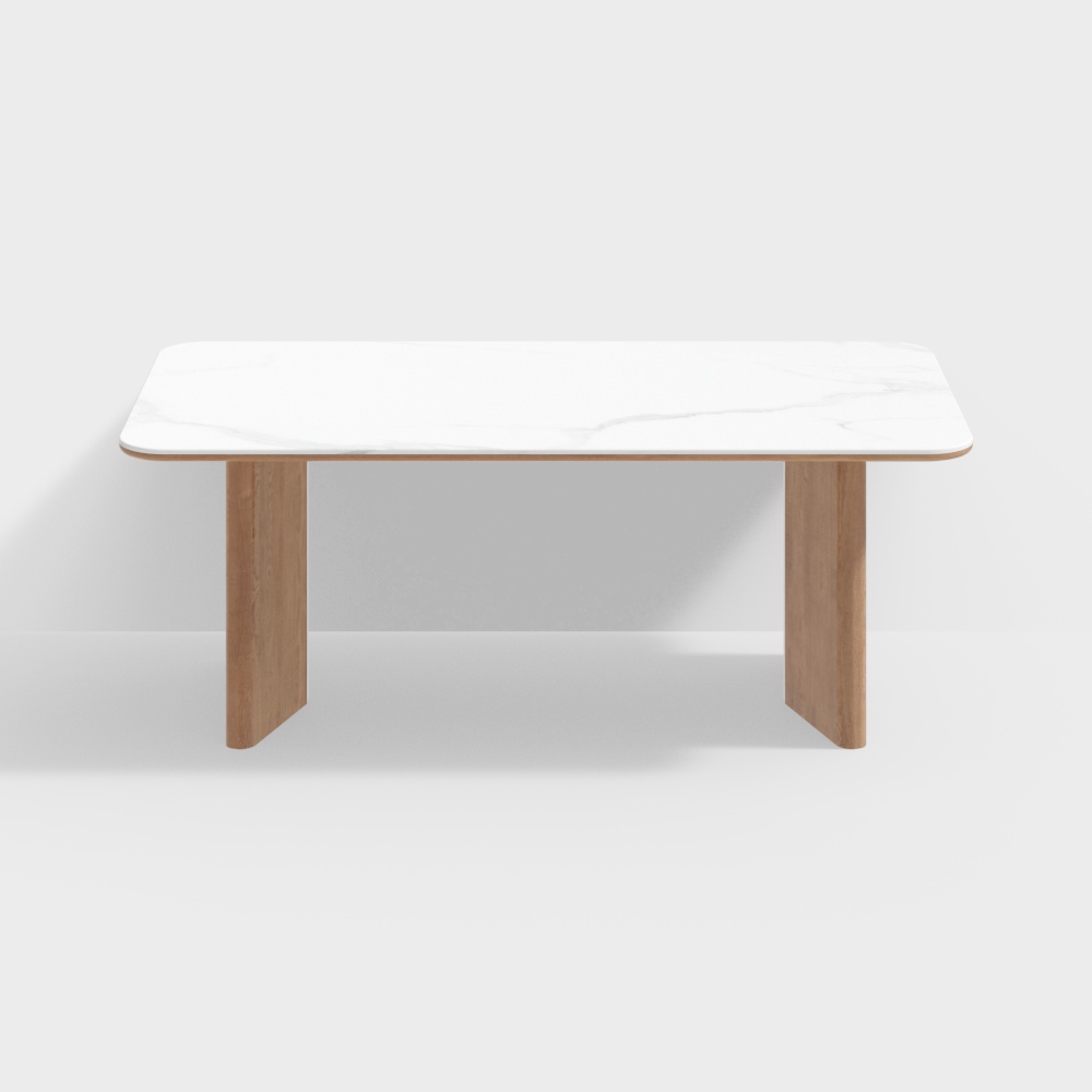 Modern Nordic Style-Cloud Rock Series Y54R12-Slate Folding Dining Table-NY