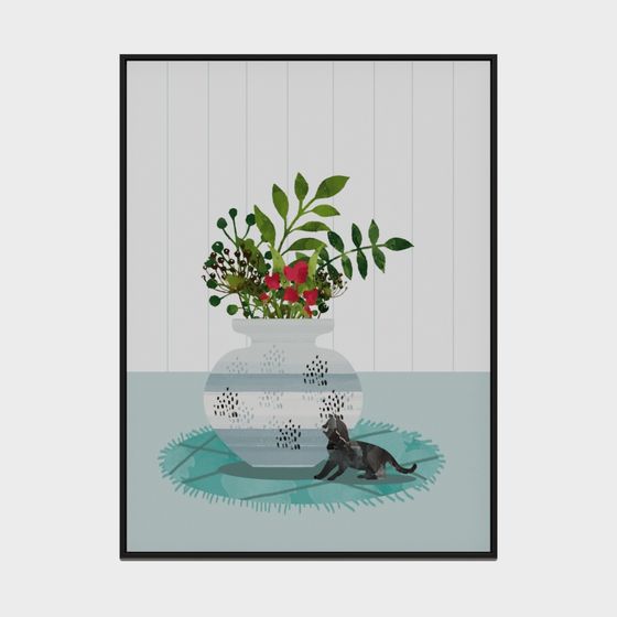 Charming Low Poly Flower Vase 3D model