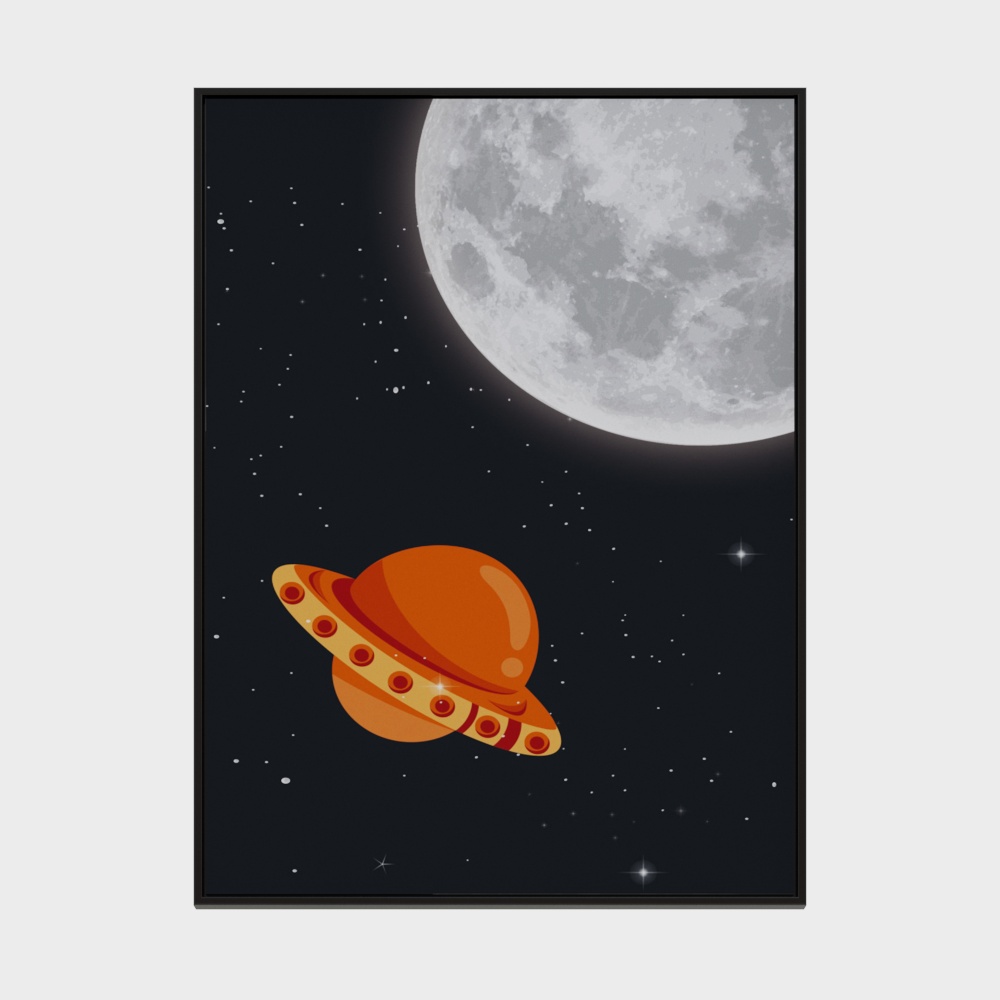 Children's Room Cartoon Series - Rectangular Decorative Painting - 74