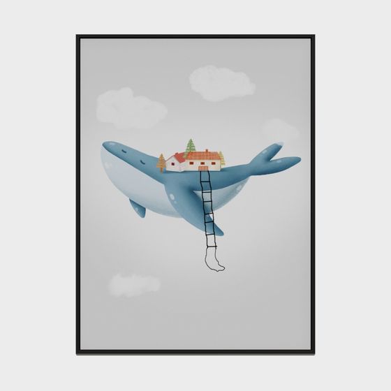 Whale House 3D Model