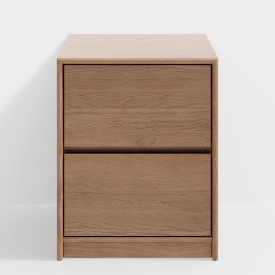 Elegant Low-Poly Nightstand 3D model for Contemporary Homes