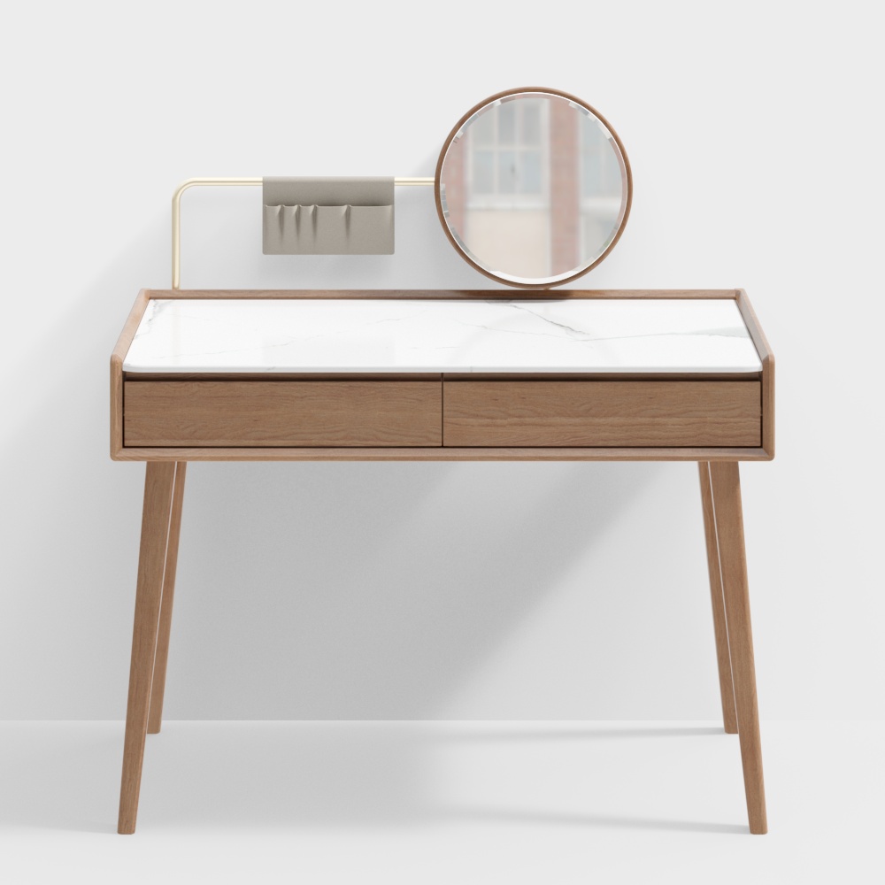 Style nordique moderne - Série Yunyan Y54D01 - Table de maquillage séparée - NY