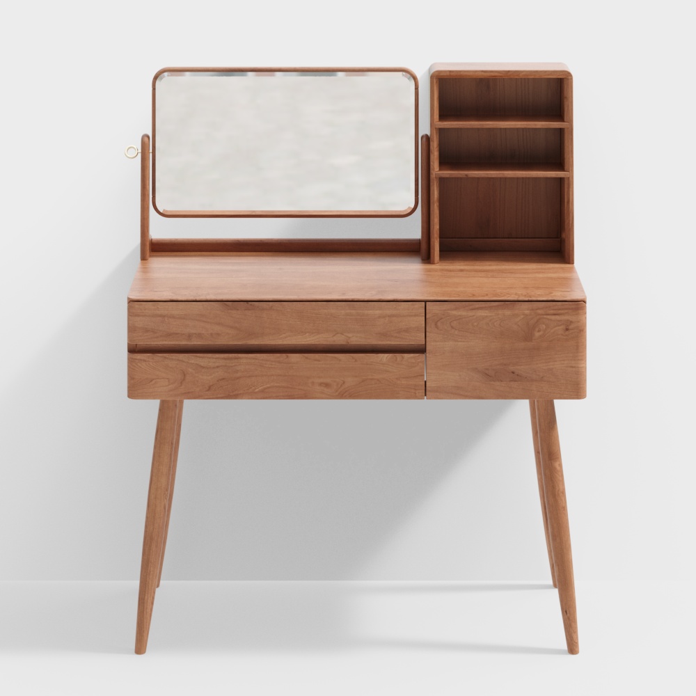 ログヴィンテージスタイル - サクラレインシリーズ Y17D04 - 回転鏡化粧台 - NY