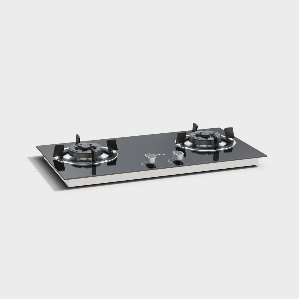 Modern Gas Stove 3D model for Kitchens