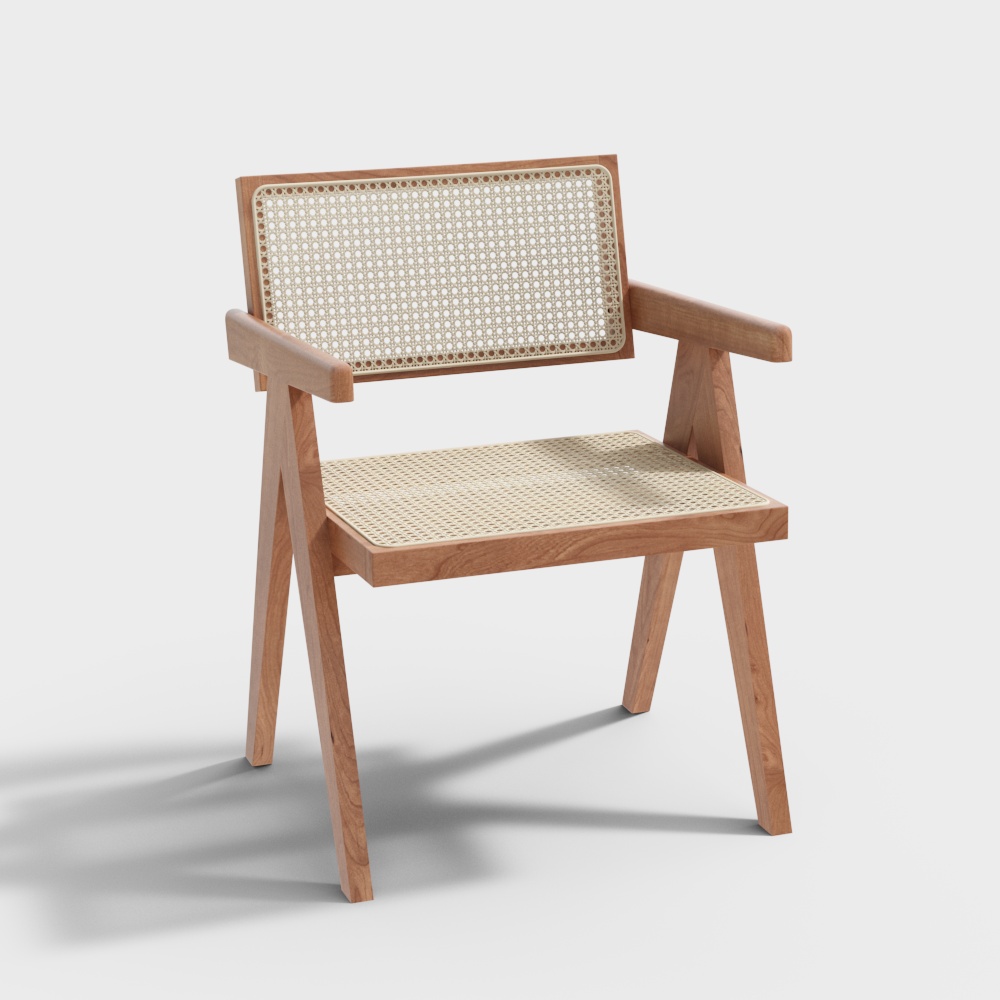 Style de journal simple / Style rétro de journal / Style de luxe léger moderne - Série pluie de cerisiers Y17S06 - Chaise Chandigarh - Ny