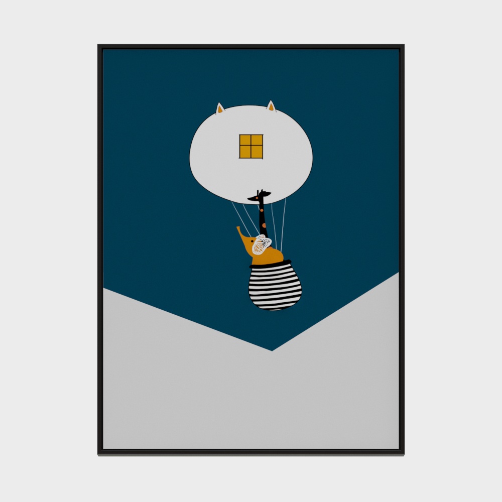 Children's Room Cartoon Series - Rectangular Decorative Painting - 56