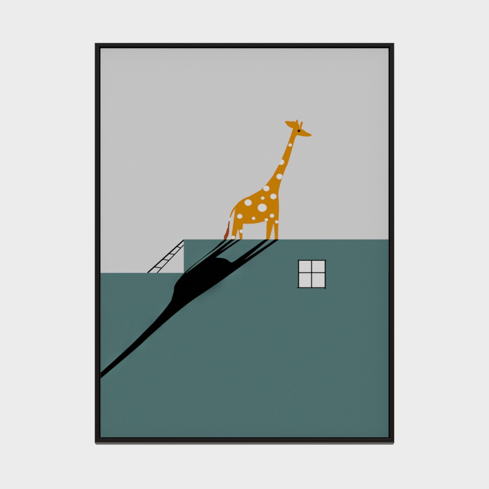 Children's Room Cartoon Series - Rectangular Decorative Painting - 52