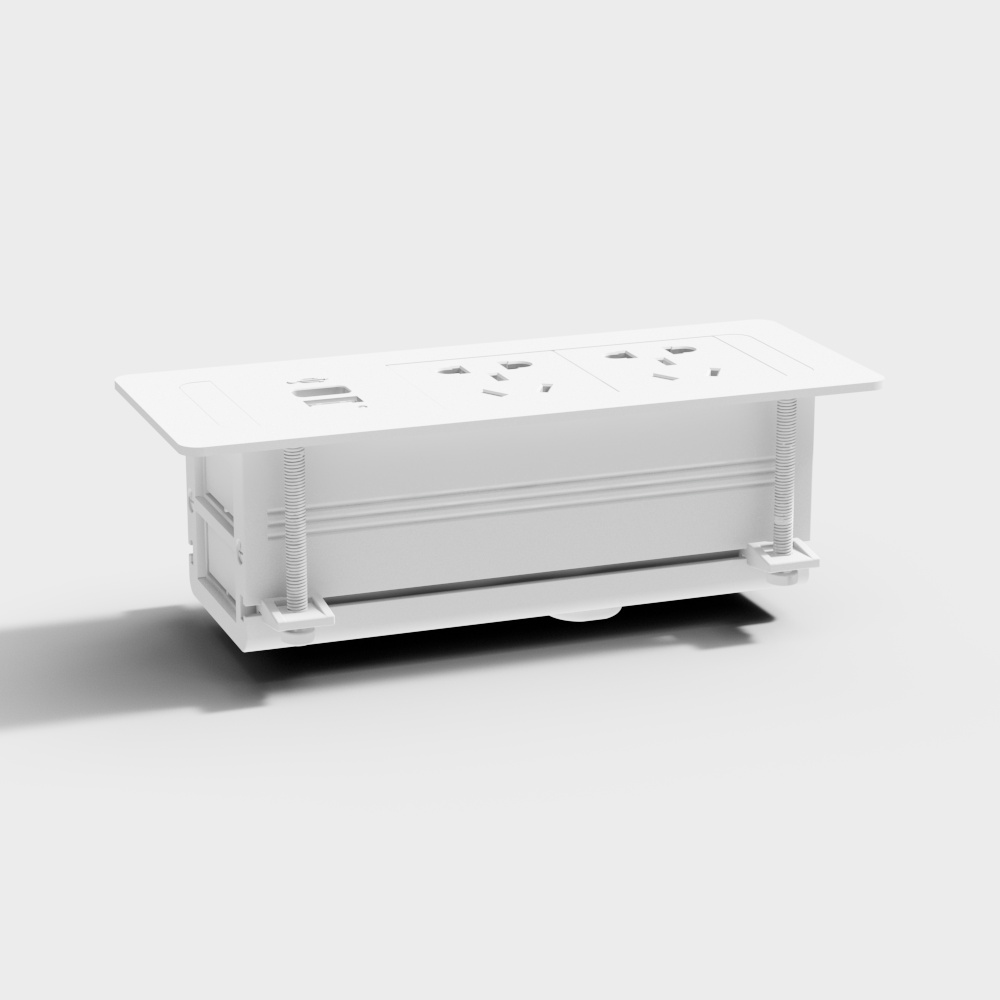 Office socket-STS-ST60-white (three positions)