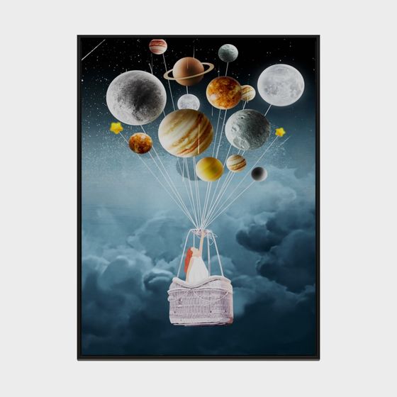 Kinderzimmer Cartoon Serie - Rechteckiges Dekorationsgemälde - 45