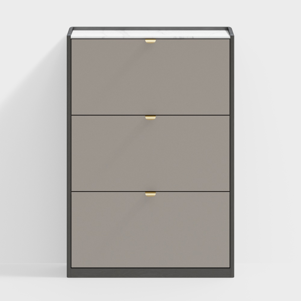 Итальянский легкий роскошный - серия Leco X167L01 - обувной шкаф - NY