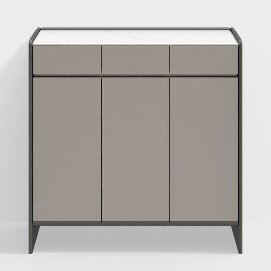 モダンライトラグジュアリー-RAIKEシリーズ X190L01-3 ドアシューキャビネット-NY