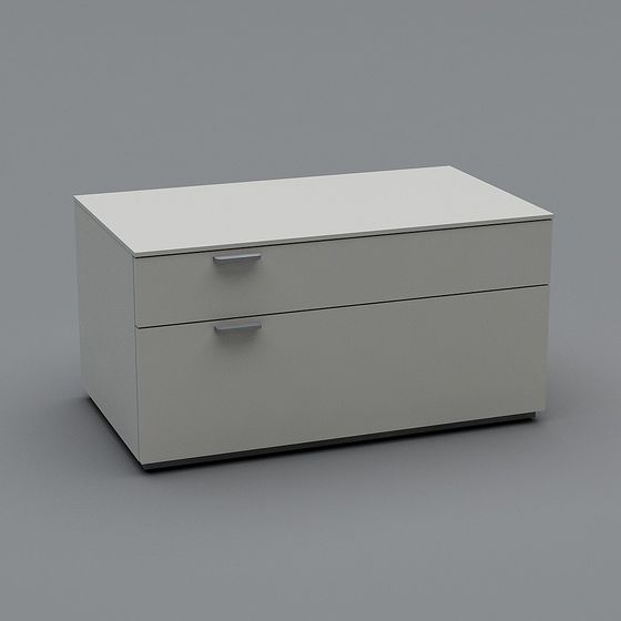 Urban Storage Cabinet 3D model for Modern Aesthetics