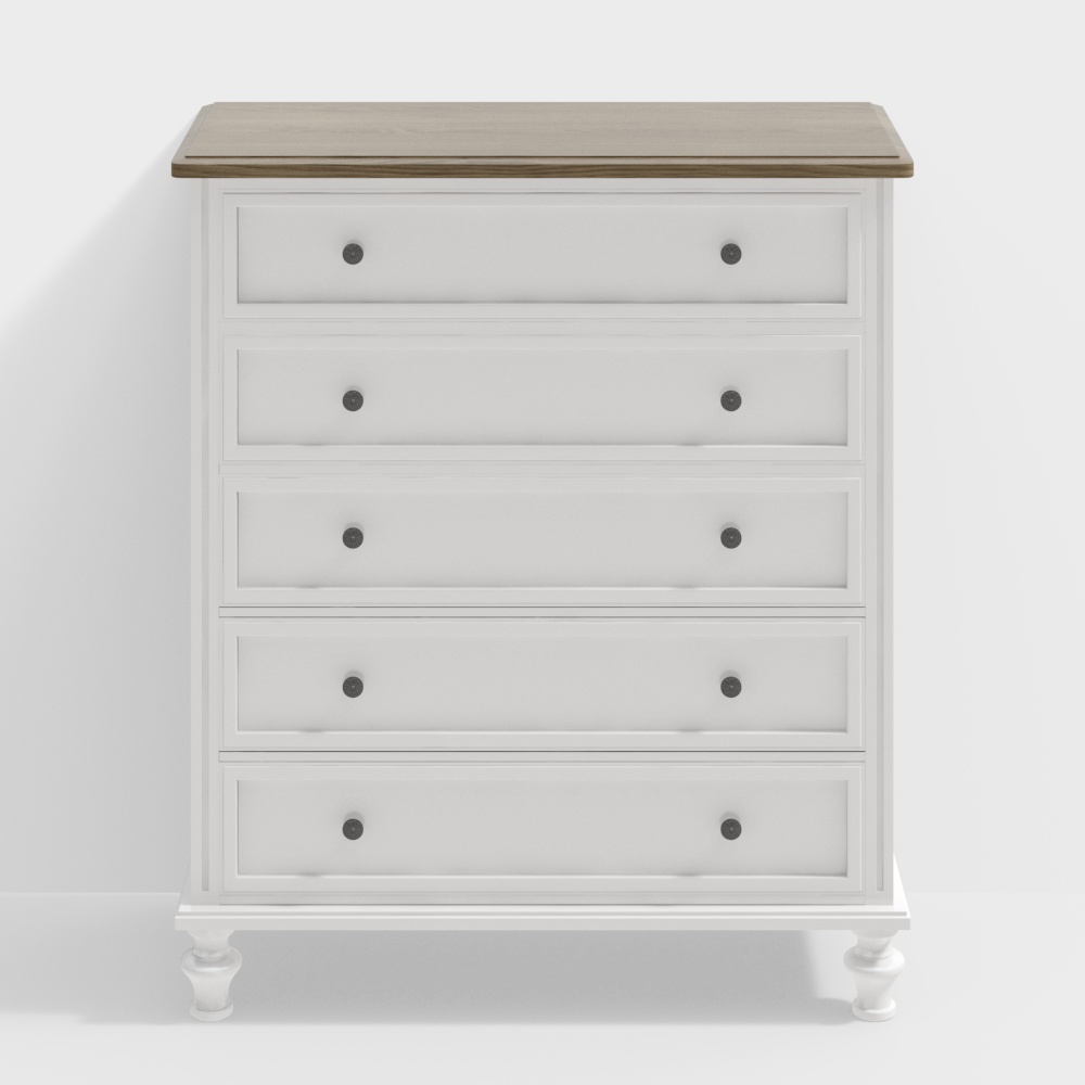 Wide chest of drawers